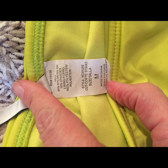 Kenneth Cole Yellow Bikini Size M - Picture 8 of 10